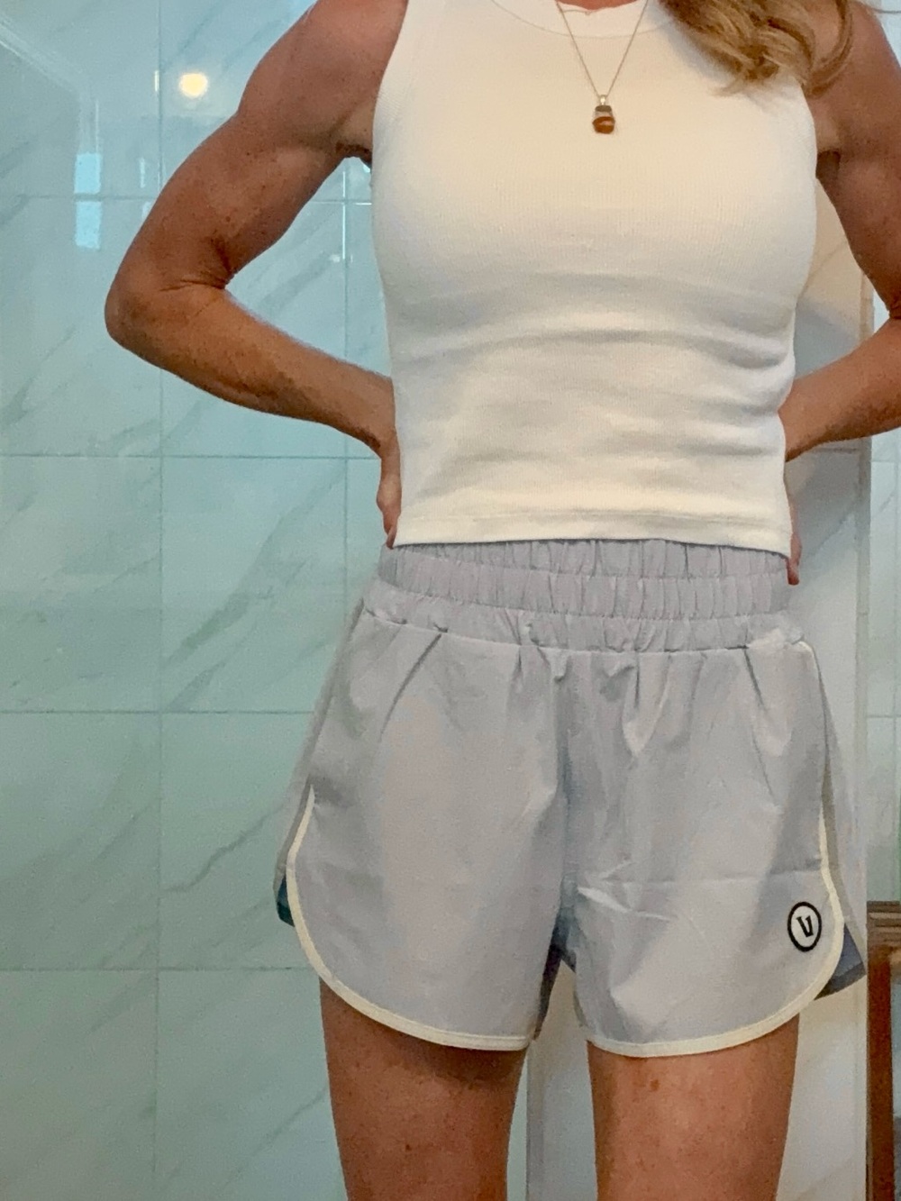 Vuori Sky Blue Women's Cardiff Short - Picture 4 of 5